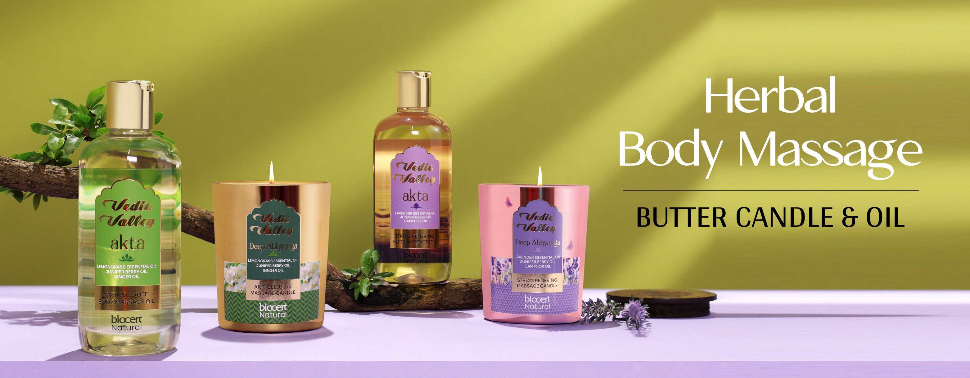 Buy Massage Oil Candle Vedic Valley
