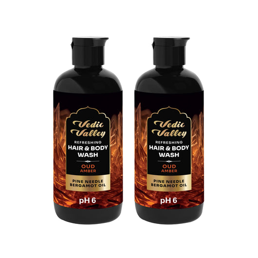 Oud Amber <br> Hair & Body Wash (Pack of 2)