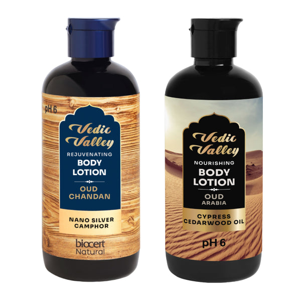 Oud Chandan & Oud Arabia Body Lotion Combo