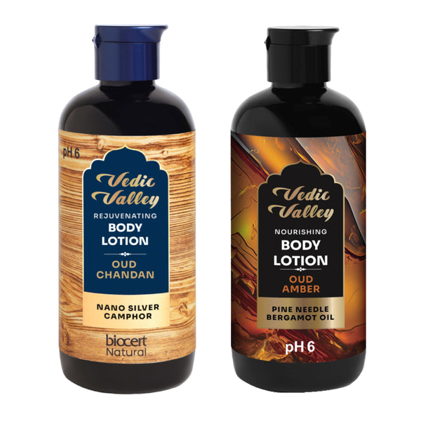 Oud Chandan & Oud Amber Body Lotion Combo