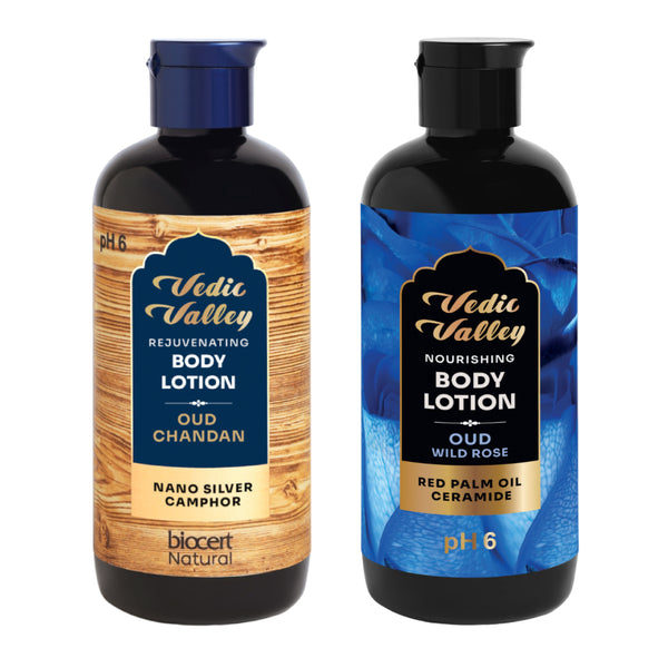 Oud Chandan & Oud Wildrose Body Lotion Combo