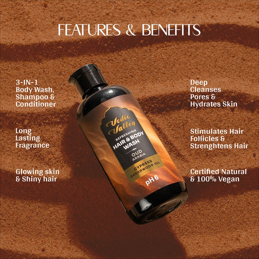 Oud Arabia <br> Hair & Body Wash (Pack of 2)