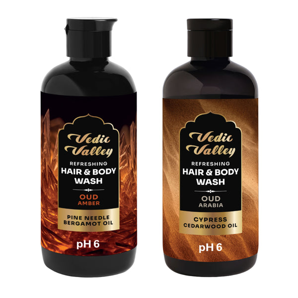 Oud Amber & Oud Arabia Hair & Body wash Combo