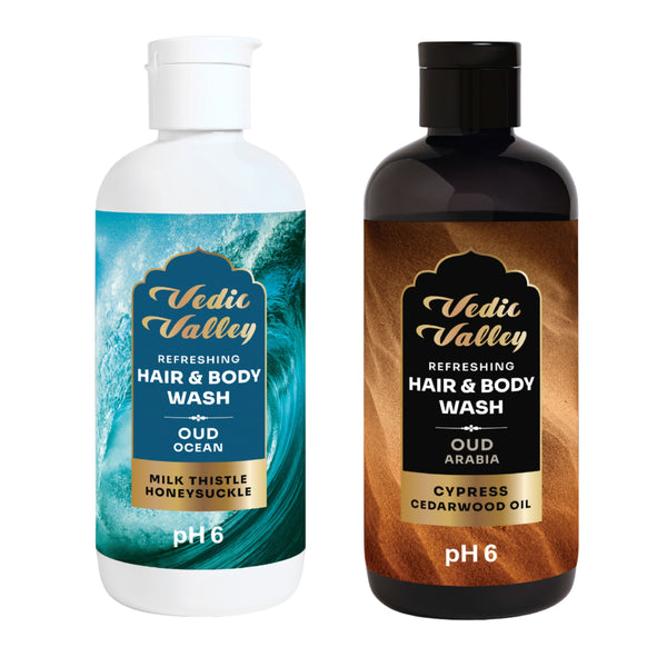 Oud Ocean & Oud Arabia Hair & Body Wash Combo