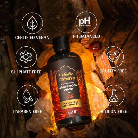 Oud Amber <br> Hair & Body Wash (Pack of 2)