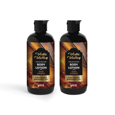 Oud Amber <br> Body Lotion (Pack of 2)
