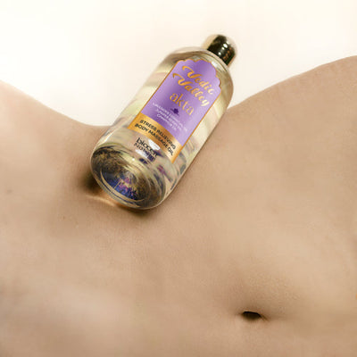 Lavender Body <br> Massage Oil & Candle