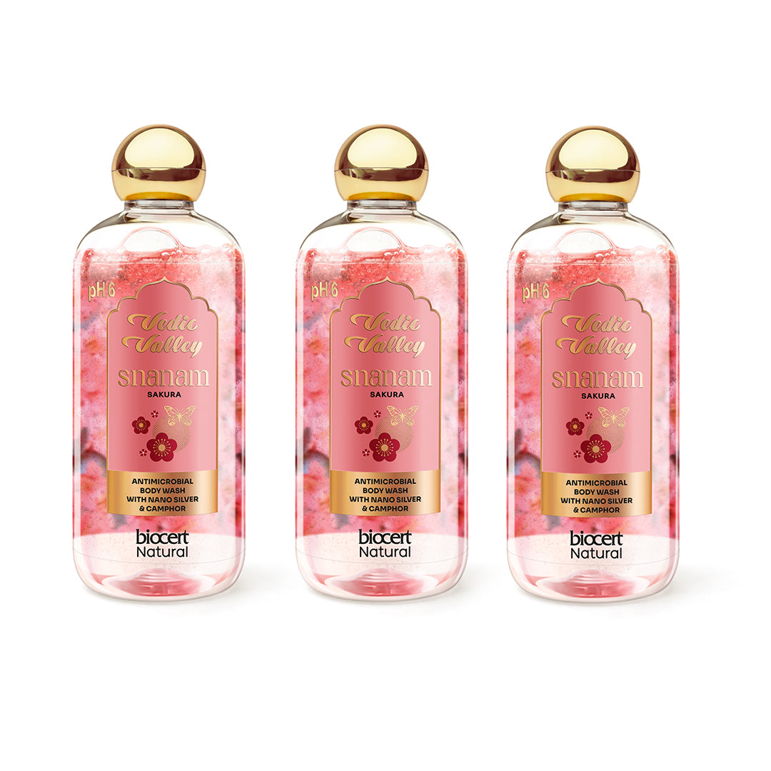 Sakura Body Nourishing Sakura Body Wash (Pack of 3) – Vedic Valley