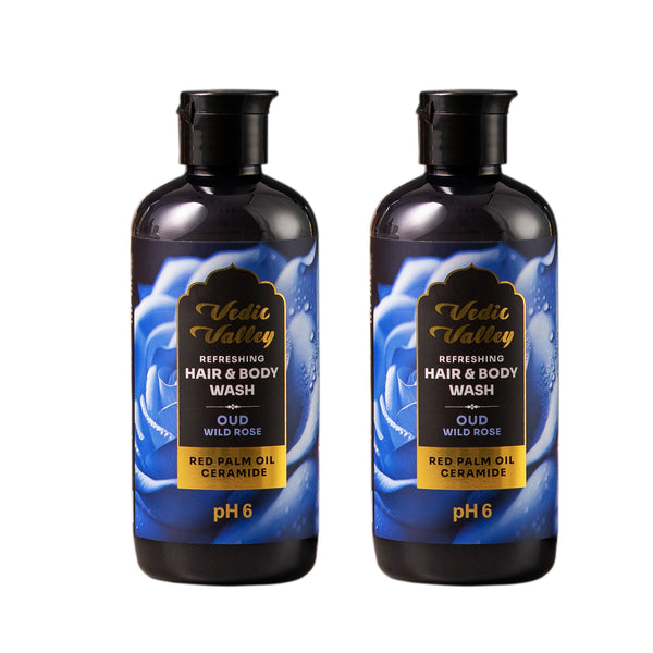 Oud Wild Rose <br> Hair & Body Wash (Pack of 2)