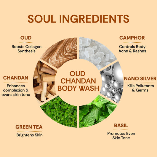 Oud Chandan <br> Body Wash (Pack of 2)