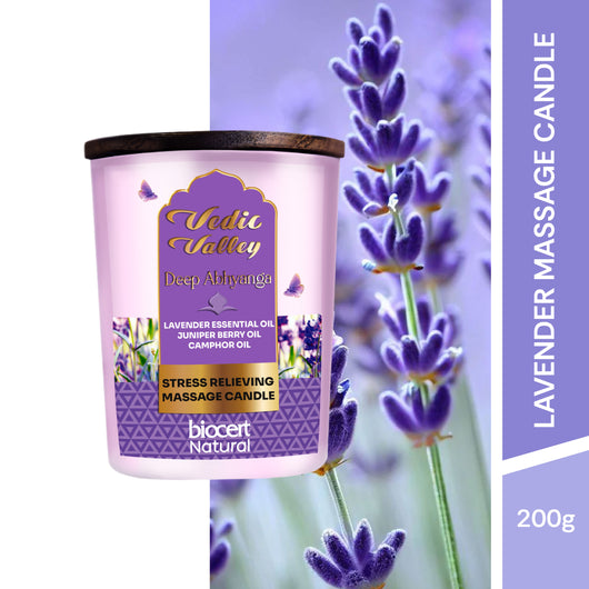 Lavender  <br> Body Massage Candle