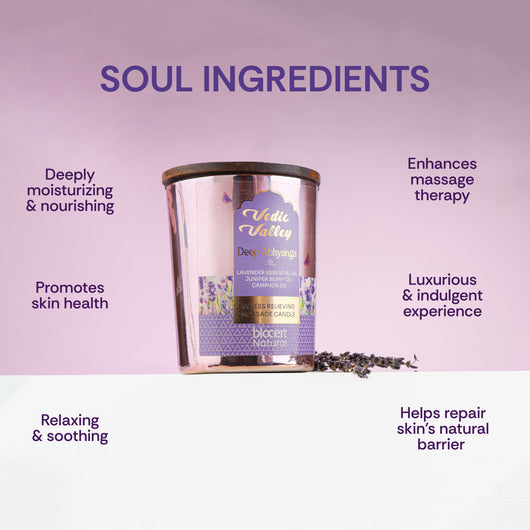 Lavender  <br> Body Massage Candle