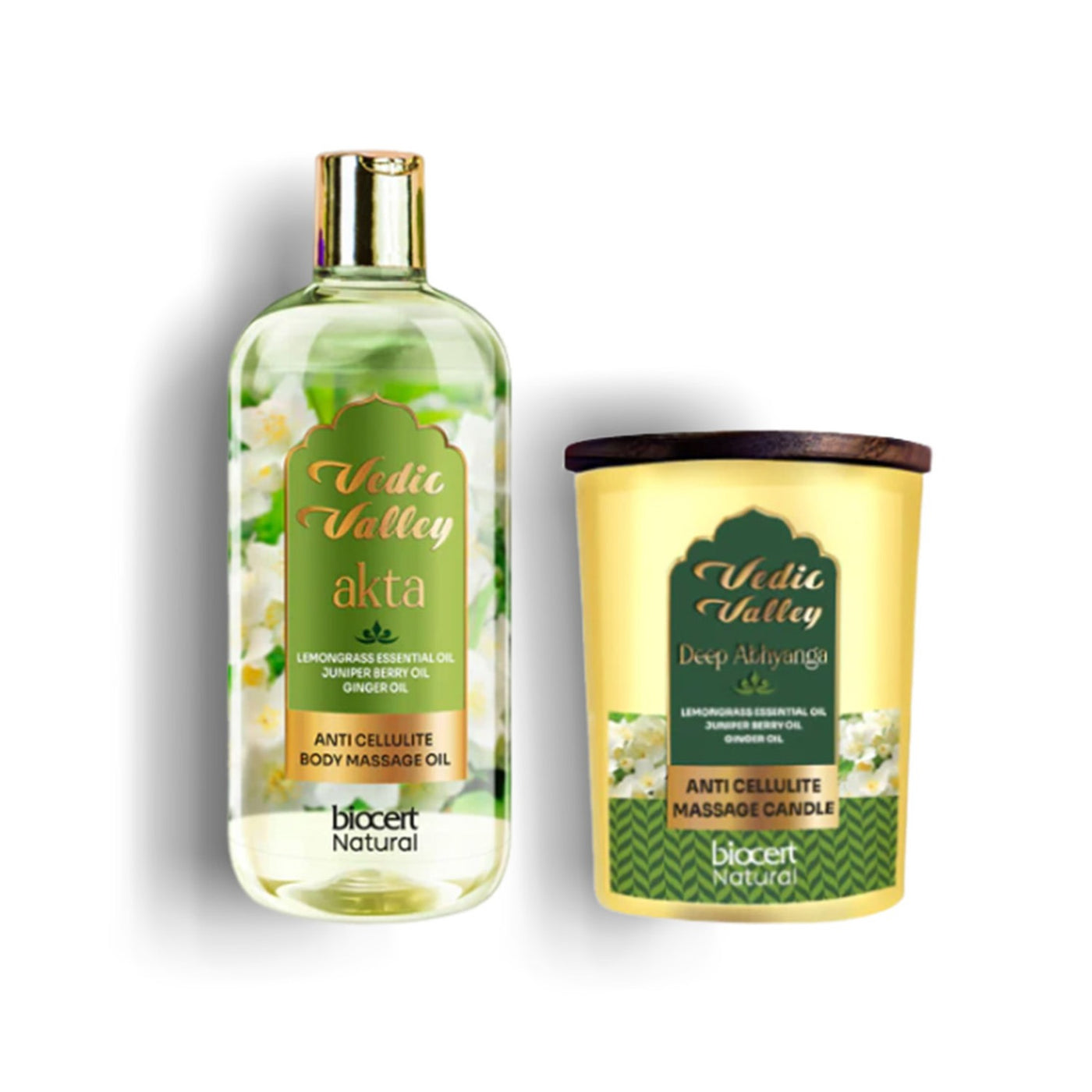 Lemongrass Body <br> Massage Oil & Candle