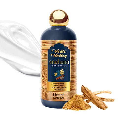 Oud Noir Hair & Body Wash with Lotion Combo Vedic Valley